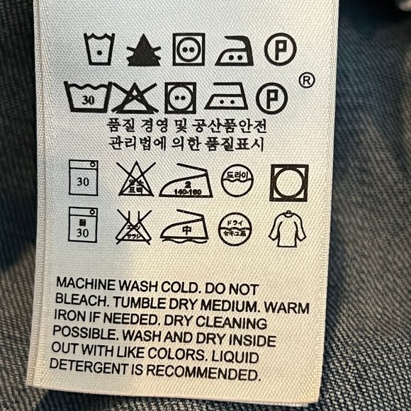 LEVI'S Jean Original Denim Trucker Jacket Size Small - Picture 13 of 13